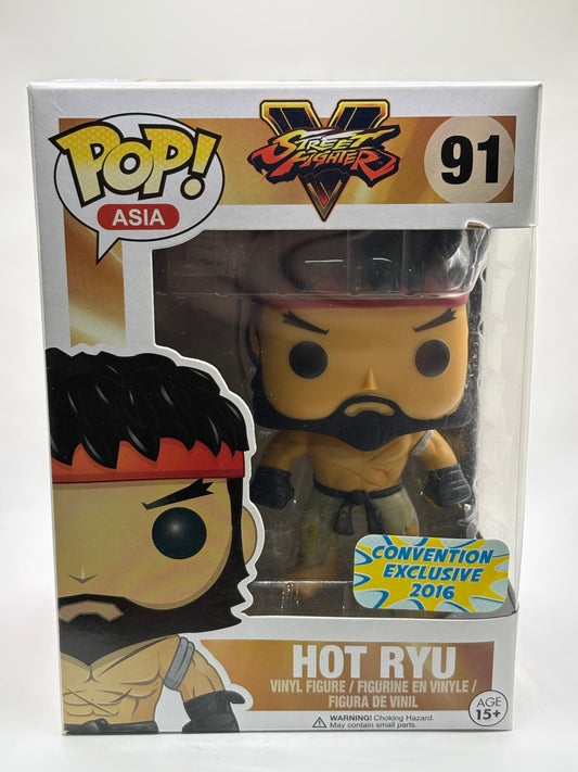 Funko POP! Asia Street Fighter V #91 Hot Ryu Convention Exclusive 2016 FRENLY BRICKS - Open 7 Days
