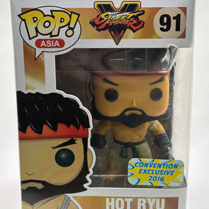 Funko POP! Asia Street Fighter V #91 Hot Ryu Convention Exclusive 2016 FRENLY BRICKS - Open 7 Days
