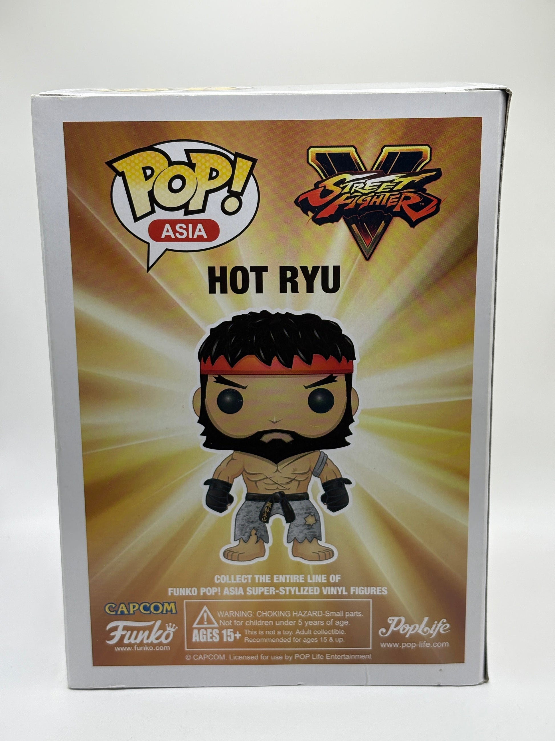 Funko POP! Asia Street Fighter V #91 Hot Ryu Convention Exclusive 2016 FRENLY BRICKS - Open 7 Days