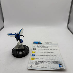 DC HeroClix - 10th Anniversary Blue Beetle #009 Figure Loose with Card FRENLY BRICKS - Open 7 Days
