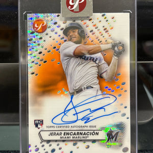2023 Topps Pristine Jerar Encarnacion Auto Orange #13/25 ROOKIE AUTOGRAPH FRENLY BRICKS - Open 7 Days