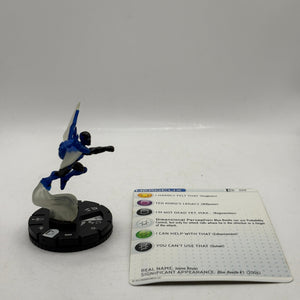 DC HeroClix - 10th Anniversary Blue Beetle #009 Figure Loose with Card (1) FRENLY BRICKS - Open 7 Days