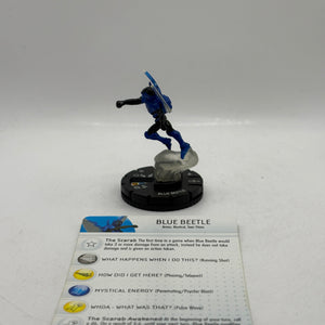 DC HeroClix - 10th Anniversary Blue Beetle #009 Figure Loose with Card (2) FRENLY BRICKS - Open 7 Days