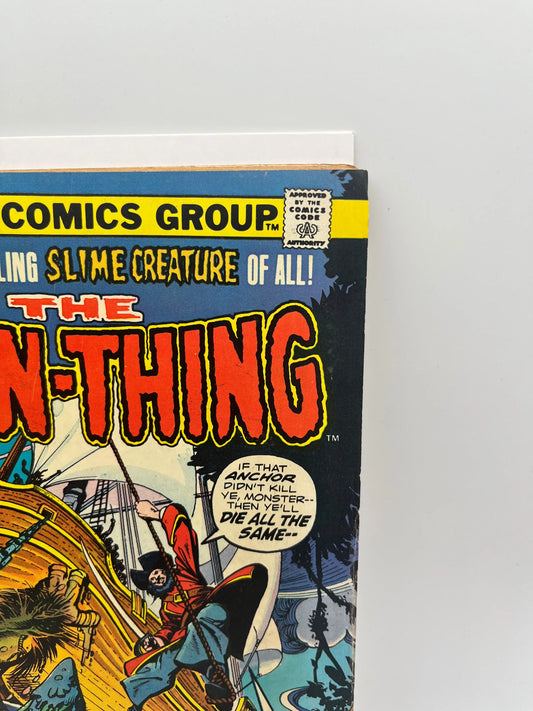 The Man-Thing #13 Captain Fate! Marvel Comics January 1975 +combined shipping FRENLY BRICKS - Open 7 Days