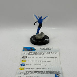 DC HeroClix - 10th Anniversary Blue Beetle #009 Figure Loose with Card (3) FRENLY BRICKS - Open 7 Days