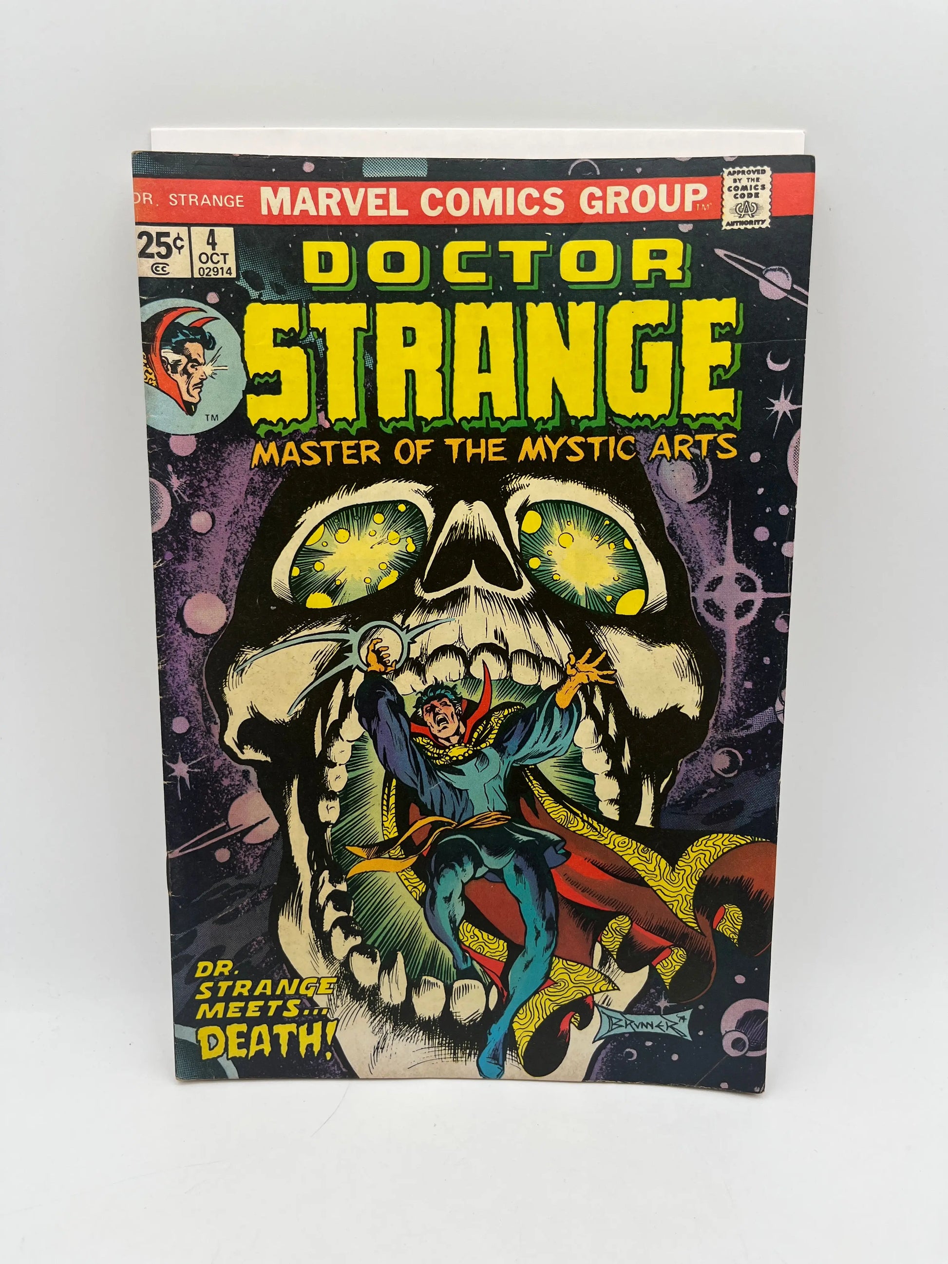 Doctor Strange #4 Marvel 10/74 Death Appearance Skull Cover +combinedshipping FRENLY BRICKS - Open 7 Days