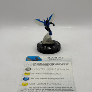 DC HeroClix - 10th Anniversary Blue Beetle #009 Figure Loose with Card (4) FRENLY BRICKS - Open 7 Days