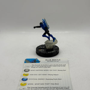 DC HeroClix - 10th Anniversary Blue Beetle #009 Figure Loose with Card (4) FRENLY BRICKS - Open 7 Days