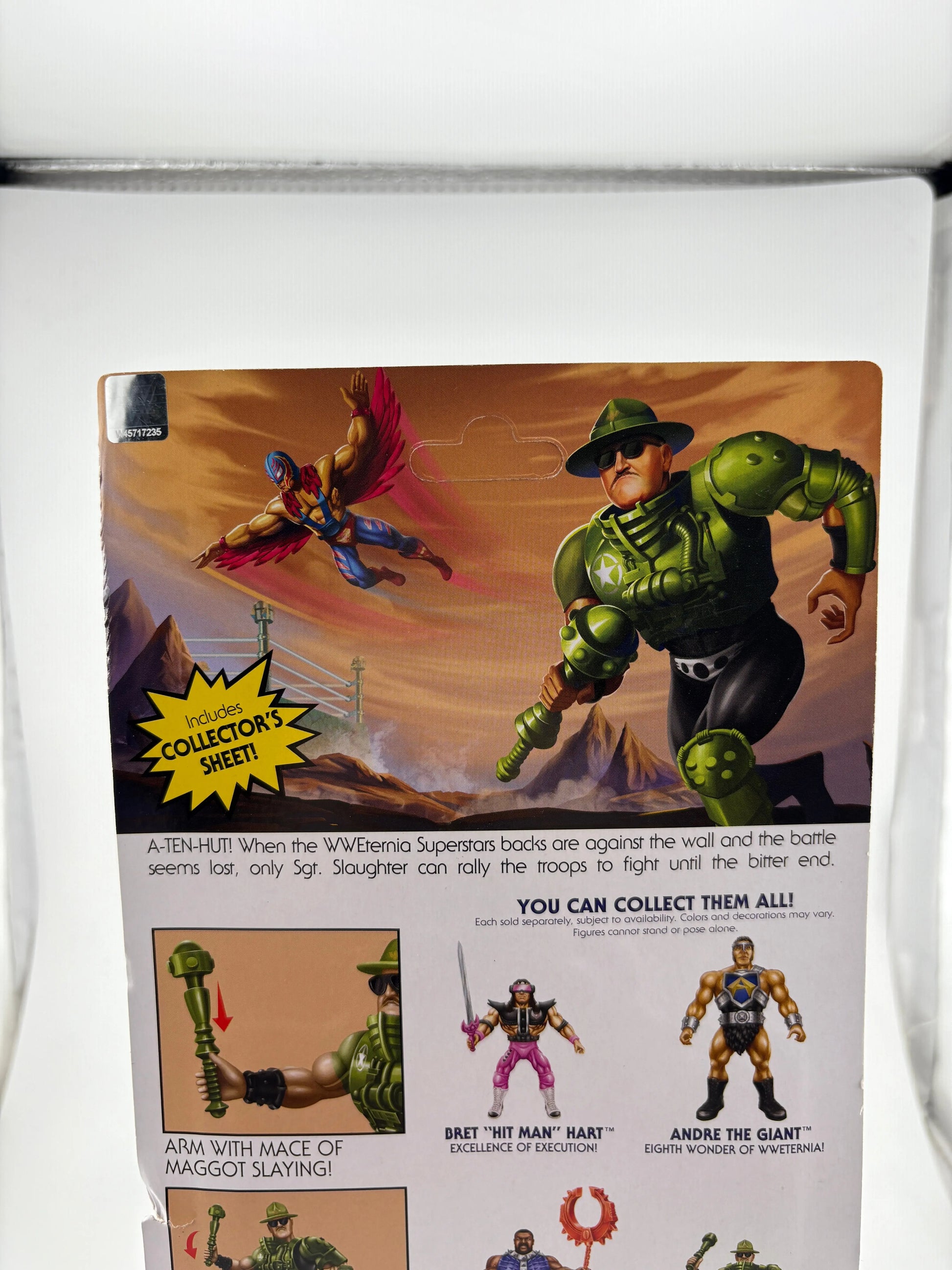 Masters of the WWE Universe Origins Sgt. Slaughter Wave 7 MOTU Action Figure FRENLY BRICKS - Open 7 Days