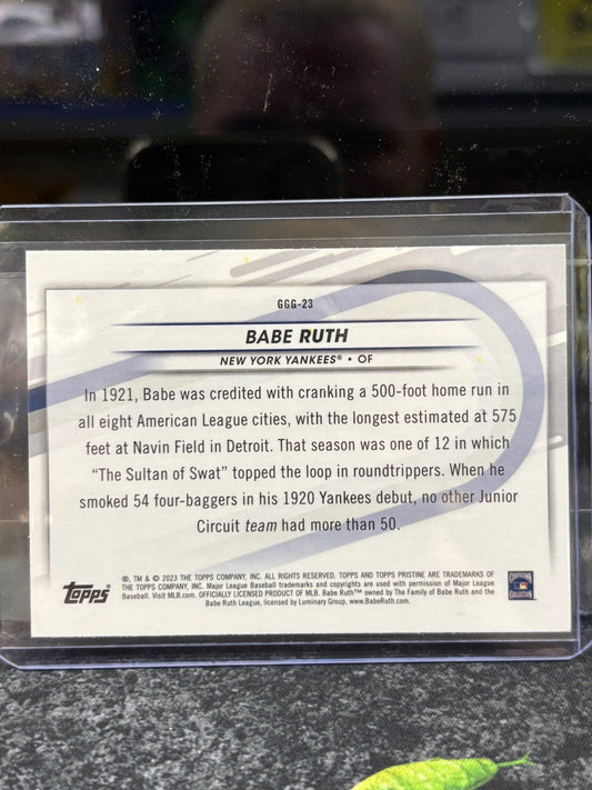 2023 Topps Pristine Babe Ruth Going, Going, Gone! #GGG-23 (1) FRENLY BRICKS - Open 7 Days