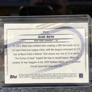 2023 Topps Pristine Babe Ruth Going, Going, Gone! #GGG-23 (1) FRENLY BRICKS - Open 7 Days