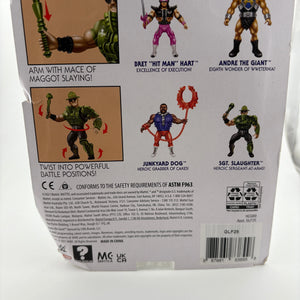 Masters of the WWE Universe Origins Sgt. Slaughter Wave 7 MOTU Action Figure FRENLY BRICKS - Open 7 Days