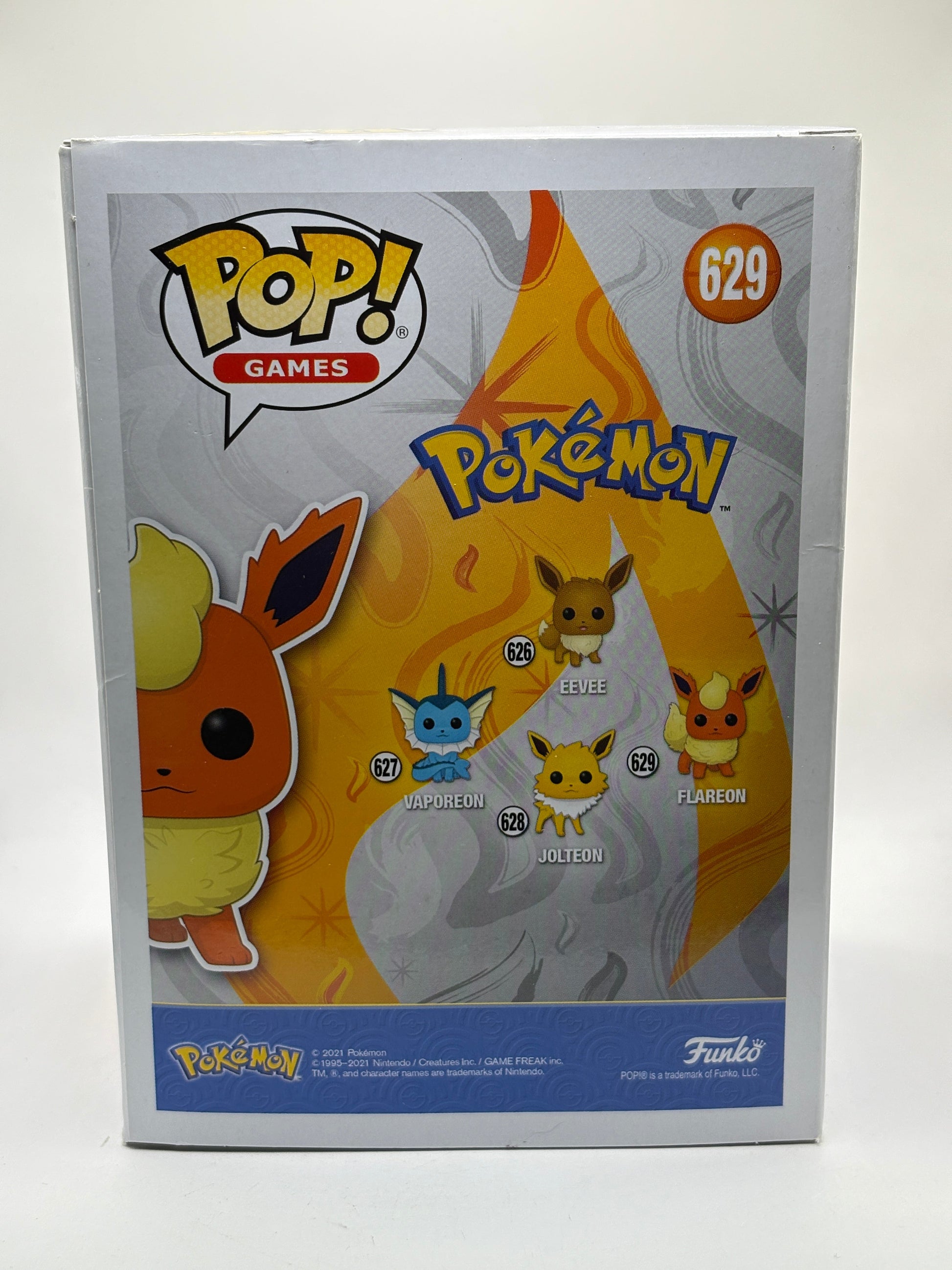 Funko POP! Games Pokemon #629 Flareon Diamond 2021 Wondrous Convention FRENLY BRICKS - Open 7 Days