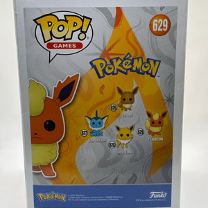 Funko POP! Games Pokemon #629 Flareon Diamond 2021 Wondrous Convention FRENLY BRICKS - Open 7 Days