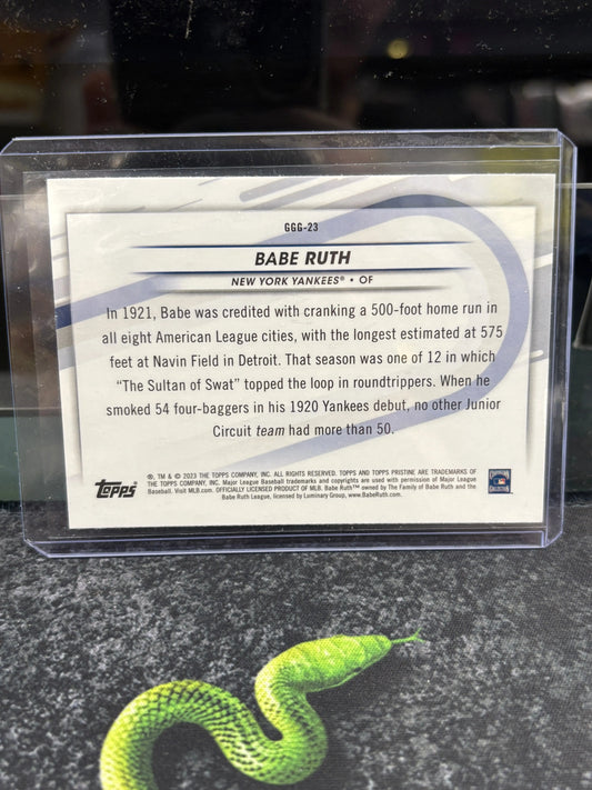 2023 Topps Pristine Babe Ruth Going, Going, Gone! #GGG-23 (2) FRENLY BRICKS - Open 7 Days