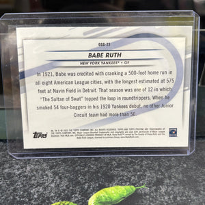 2023 Topps Pristine Babe Ruth Going, Going, Gone! #GGG-23 (2) FRENLY BRICKS - Open 7 Days