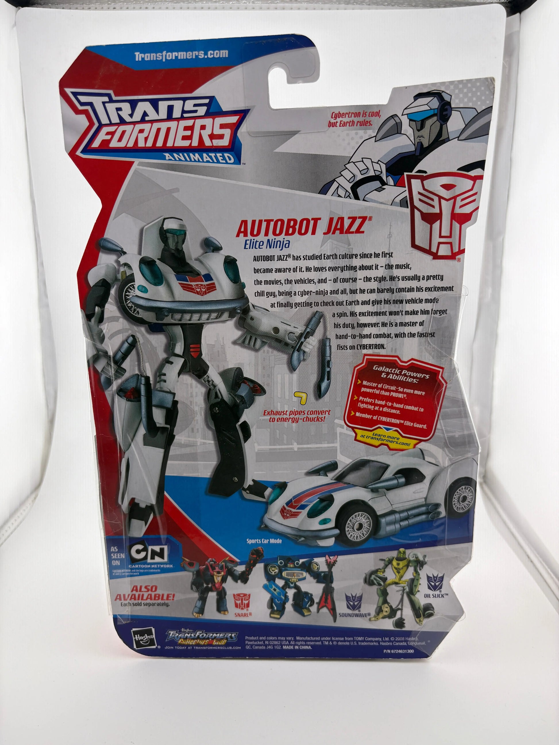 Transformers Animated Deluxe Class Jazz 2008 MOSC FRENLY BRICKS - Open 7 Days
