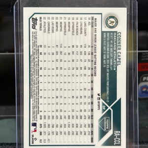 CONNER CAPEL 2023 TOPPS CHROME ROOKIE AUTOGRAPH ATHLETICS A RC AUTO Q4762 FRENLY BRICKS - Open 7 Days