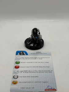 DC HeroClix Rare #042 Lobo Figure Loose with Card