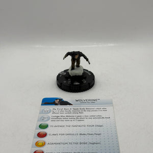 Marvel HeroClix Rare #035 Wolverine Figure Loose With Card FRENLY BRICKS - Open 7 Days