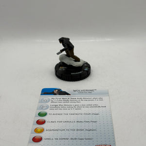Marvel HeroClix Rare #035 Wolverine Figure Loose With Card FRENLY BRICKS - Open 7 Days