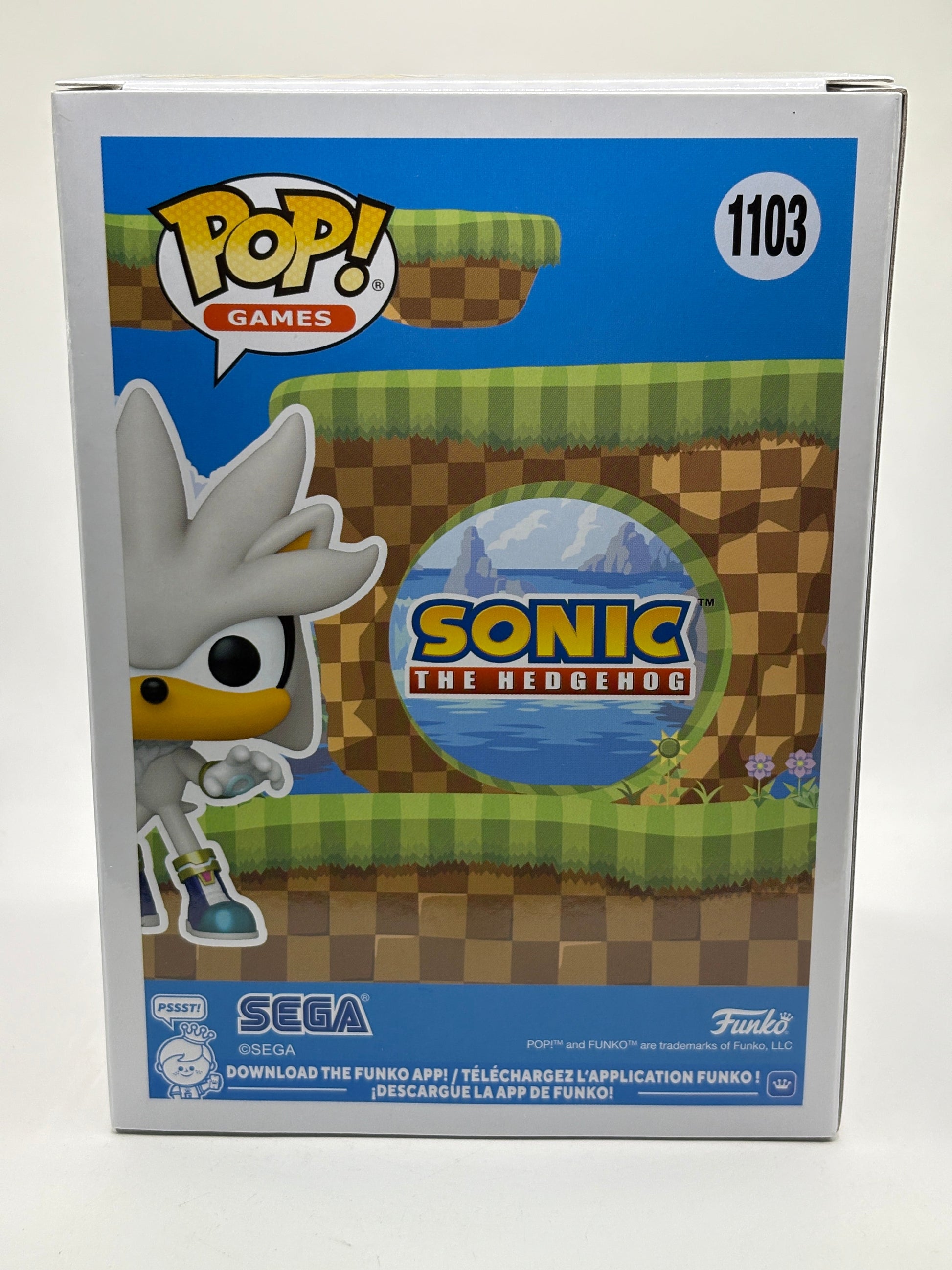 Funko POP! Games Sonic the Hedgehog #1103 Silver Diamond Collection FRENLY BRICKS - Open 7 Days