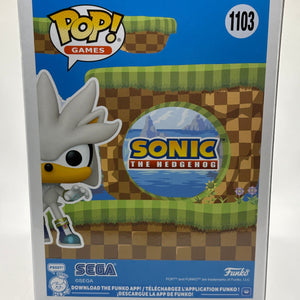 Funko POP! Games Sonic the Hedgehog #1103 Silver Diamond Collection FRENLY BRICKS - Open 7 Days