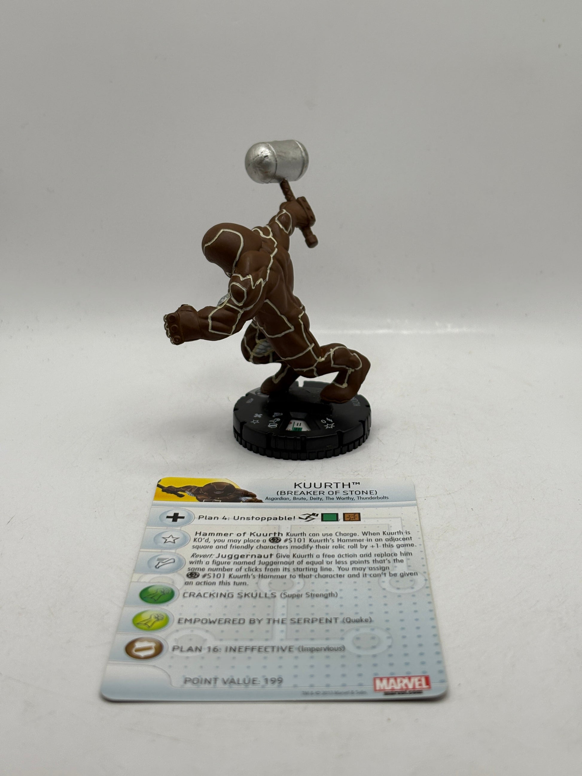 Marvel HeroClix - Rare Kuurath Figure #026 Loose with Card FRENLY BRICKS - Open 7 Days
