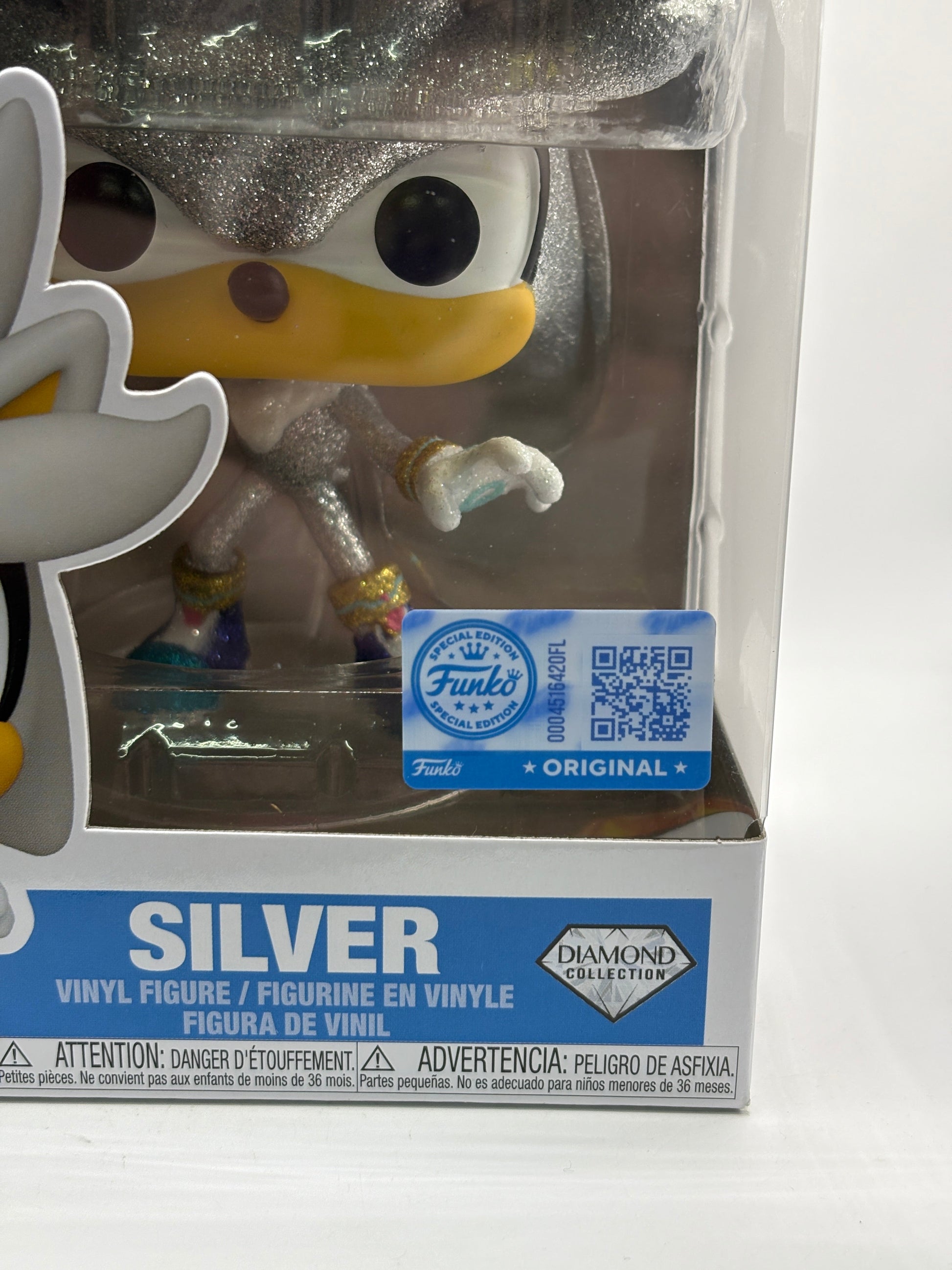 Funko POP! Games Sonic the Hedgehog #1103 Silver Diamond Collection FRENLY BRICKS - Open 7 Days