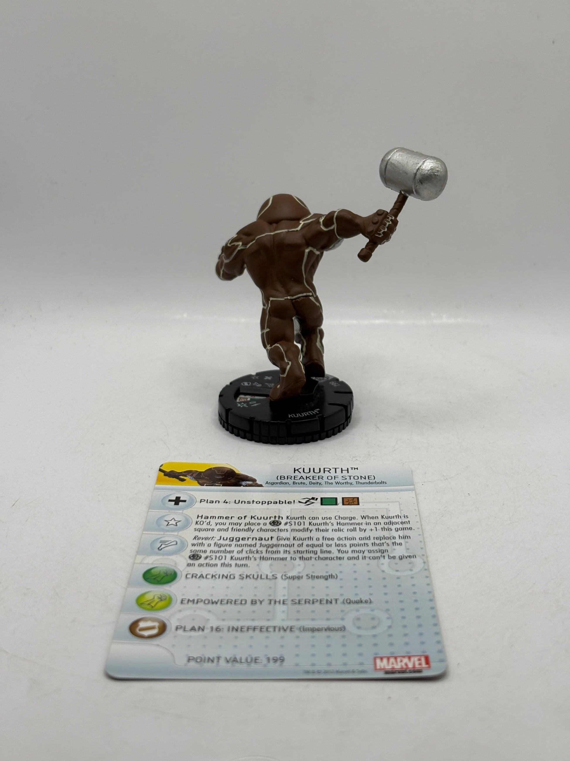 Marvel HeroClix - Rare Kuurath Figure #026 Loose with Card FRENLY BRICKS - Open 7 Days