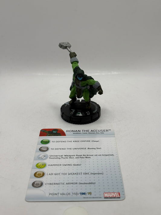 HeroClix Marvel - Ronan the Accuser #031 Figure with Card Loose FRENLY BRICKS - Open 7 Days