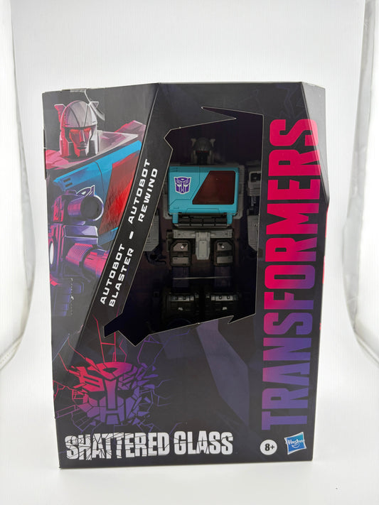 Transformers Shattered Glass Blaster AND Rewind BRAND NEW FRENLY BRICKS - Open 7 Days