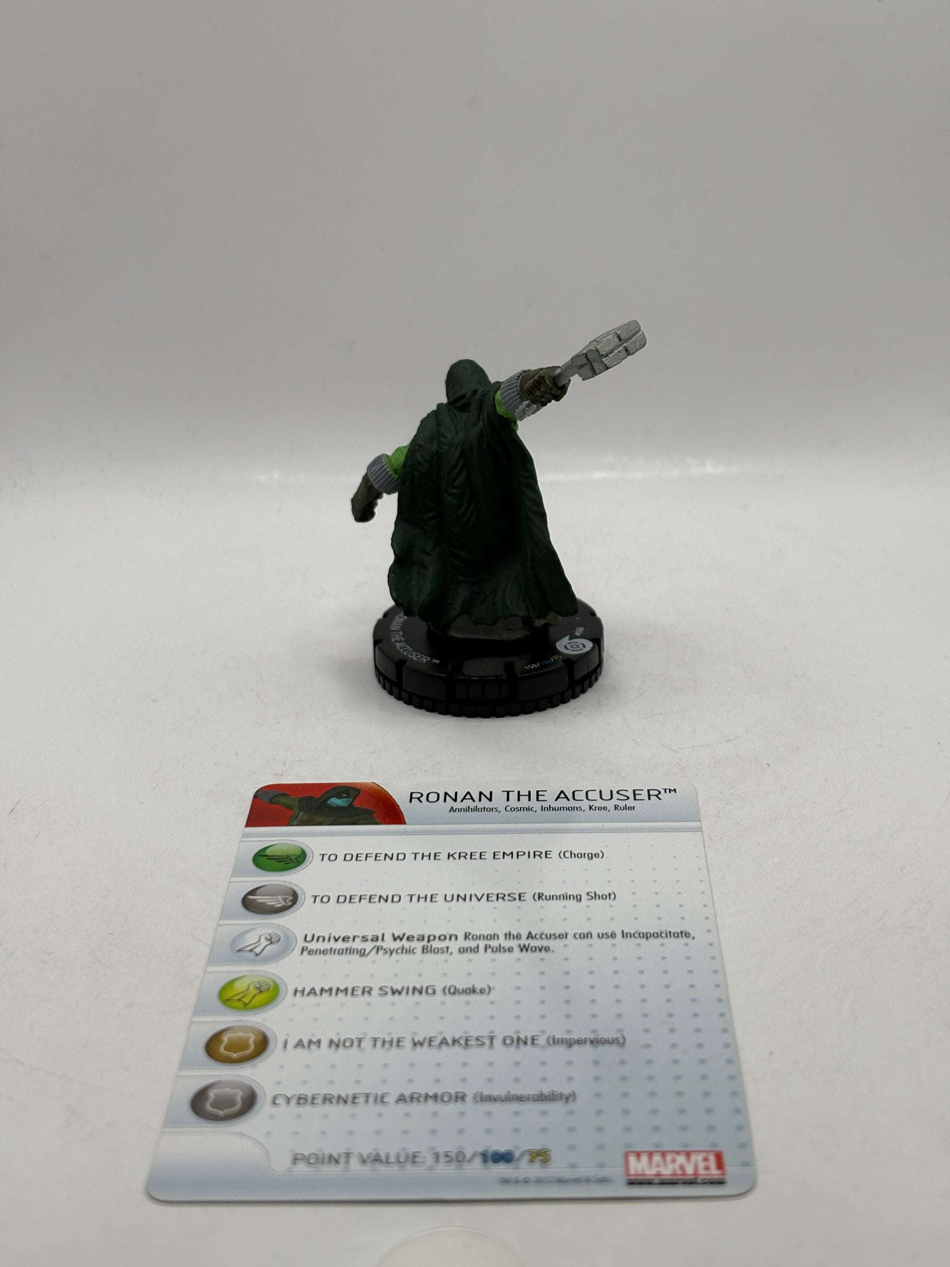 HeroClix Marvel - Ronan the Accuser #031 Figure with Card Loose FRENLY BRICKS - Open 7 Days