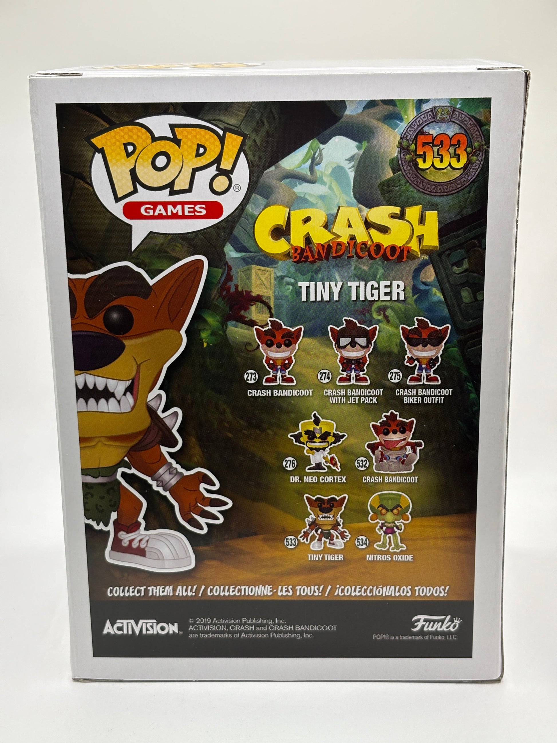 Funko POP! Games Crash Bandicoot #533 Tiny Tiger Vinyl Figure FRENLY BRICKS - Open 7 Days