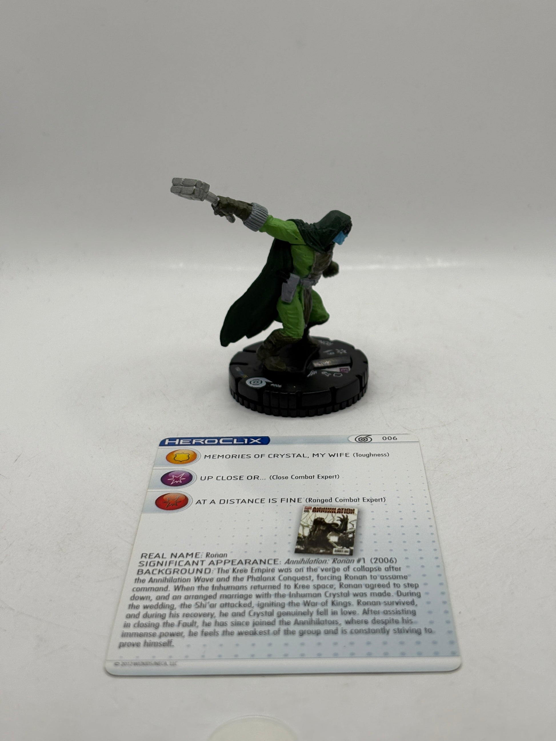 HeroClix Marvel - Ronan the Accuser #031 Figure with Card Loose FRENLY BRICKS - Open 7 Days