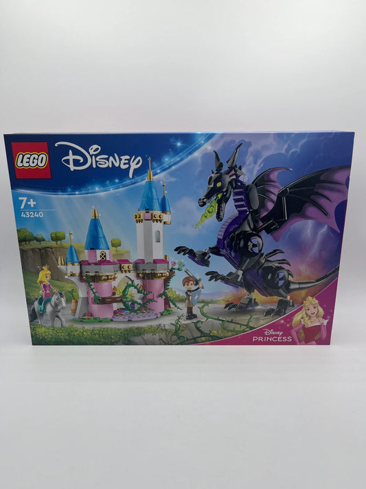 LEGO Disney Princess 43240- Maleficent’s Dragon Form And Aurora’s Castle BNIB FRENLY BRICKS - Open 7 Days