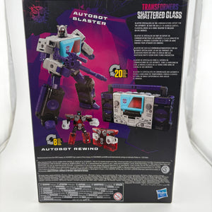 Transformers Shattered Glass Blaster AND Rewind BRAND NEW FRENLY BRICKS - Open 7 Days