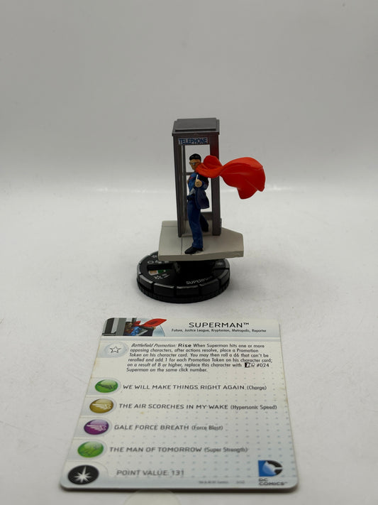 DC Heroclix DC 10th Anniversary 021 Superman Rare with Card Loose FRENLY BRICKS - Open 7 Days
