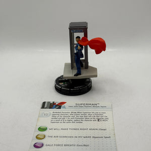 DC Heroclix DC 10th Anniversary 021 Superman Rare with Card Loose FRENLY BRICKS - Open 7 Days