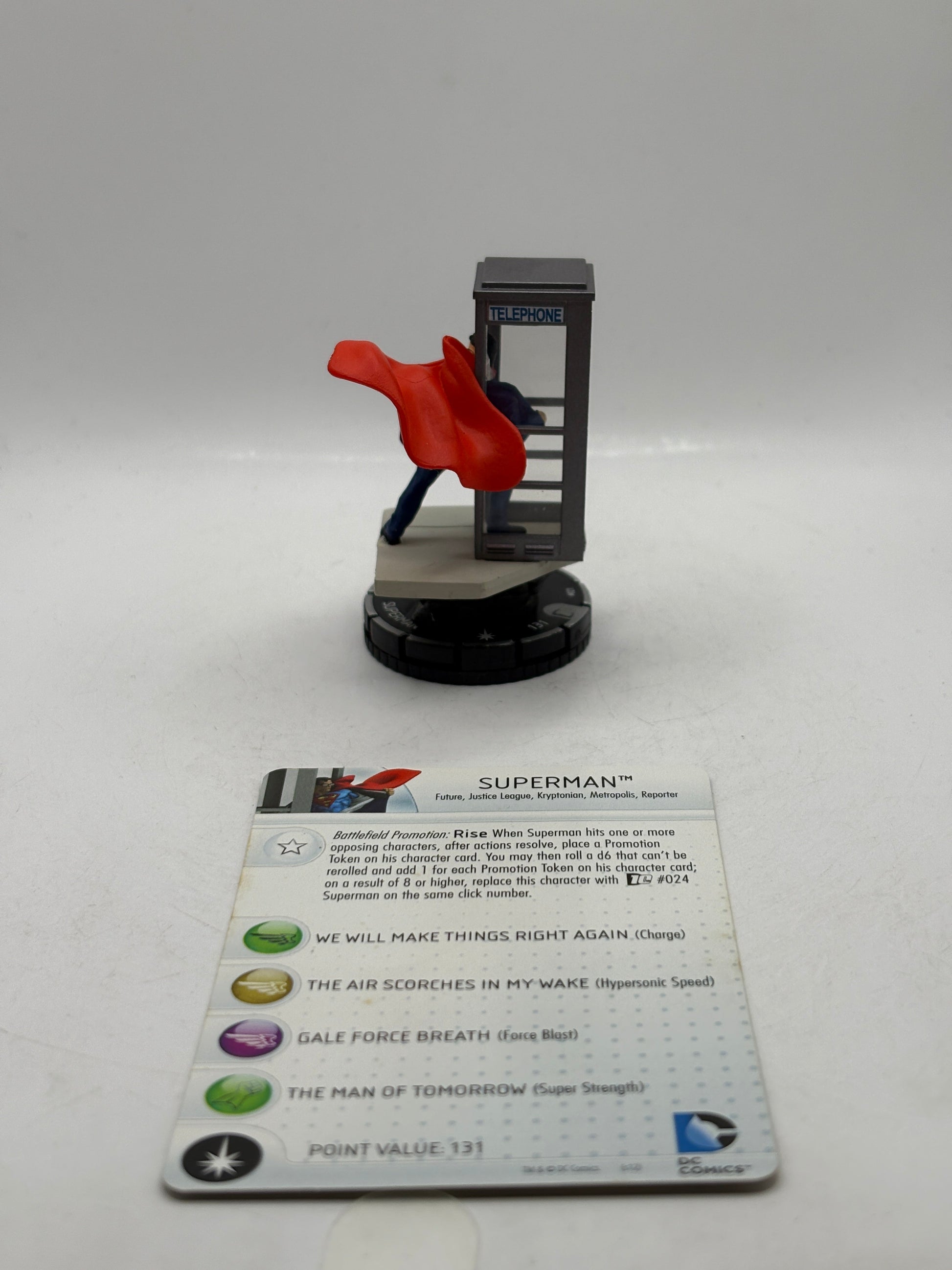 DC Heroclix DC 10th Anniversary 021 Superman Rare with Card Loose FRENLY BRICKS - Open 7 Days