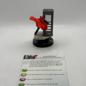 DC Heroclix DC 10th Anniversary 021 Superman Rare with Card Loose FRENLY BRICKS - Open 7 Days