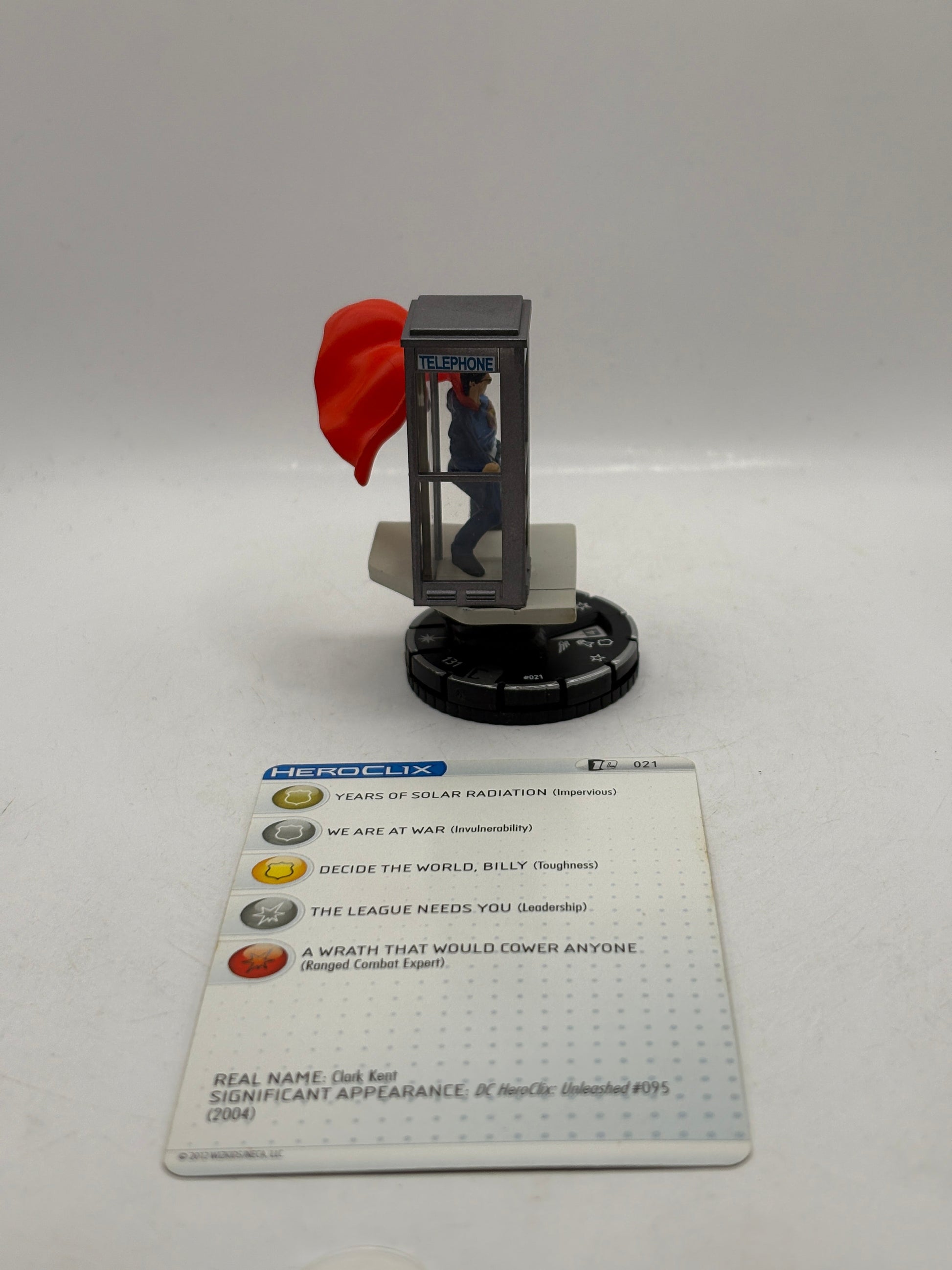 DC Heroclix DC 10th Anniversary 021 Superman Rare with Card Loose FRENLY BRICKS - Open 7 Days