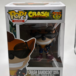 Funko POP! Games Crash Bandicoot #275 Crash Bandicoot Biker Outfit FRENLY BRICKS - Open 7 Days