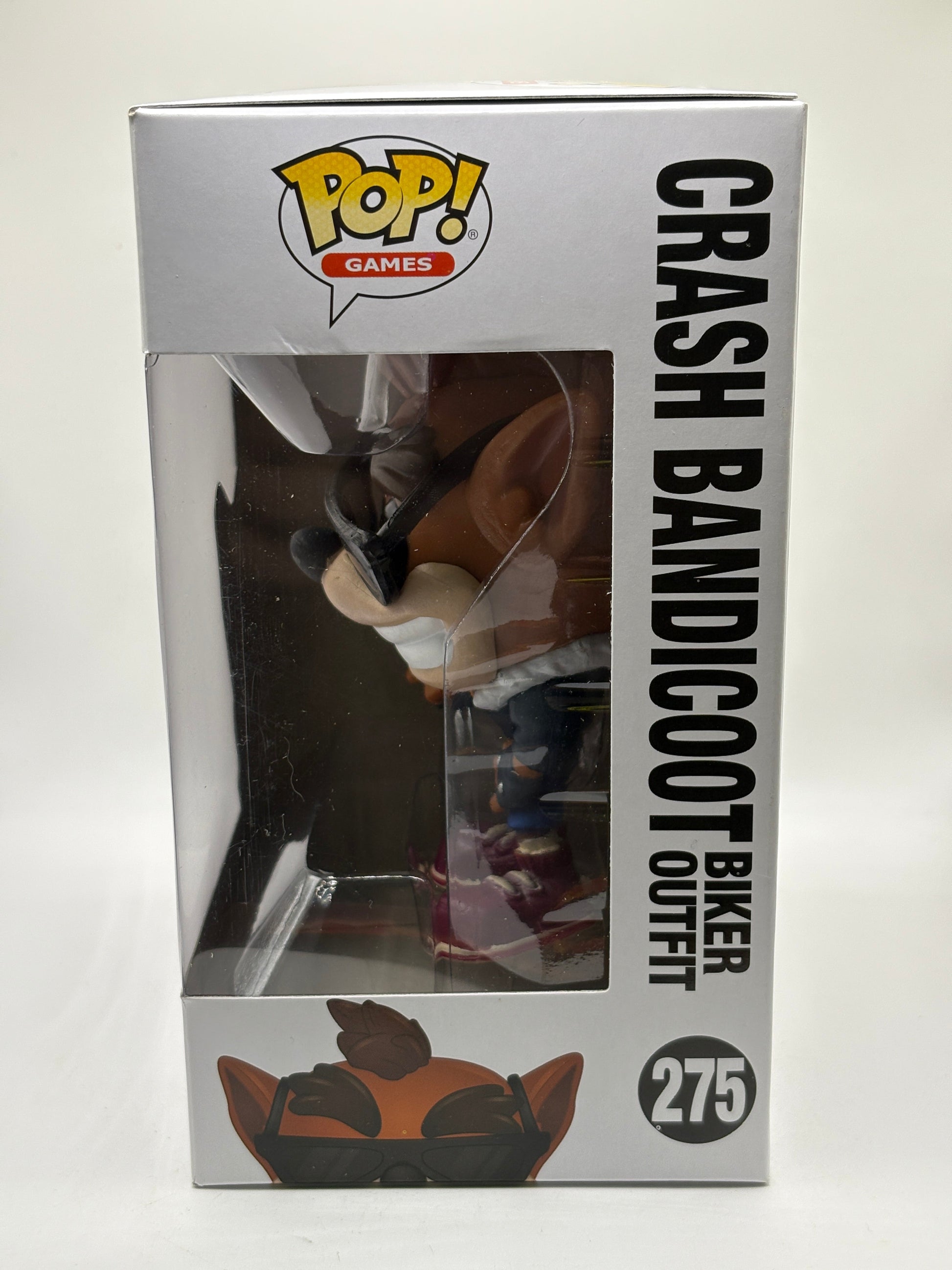 Funko POP! Games Crash Bandicoot #275 Crash Bandicoot Biker Outfit FRENLY BRICKS - Open 7 Days