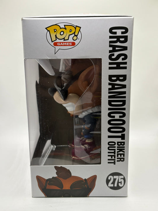 Funko POP! Games Crash Bandicoot #275 Crash Bandicoot Biker Outfit FRENLY BRICKS - Open 7 Days