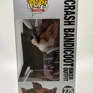 Funko POP! Games Crash Bandicoot #275 Crash Bandicoot Biker Outfit FRENLY BRICKS - Open 7 Days
