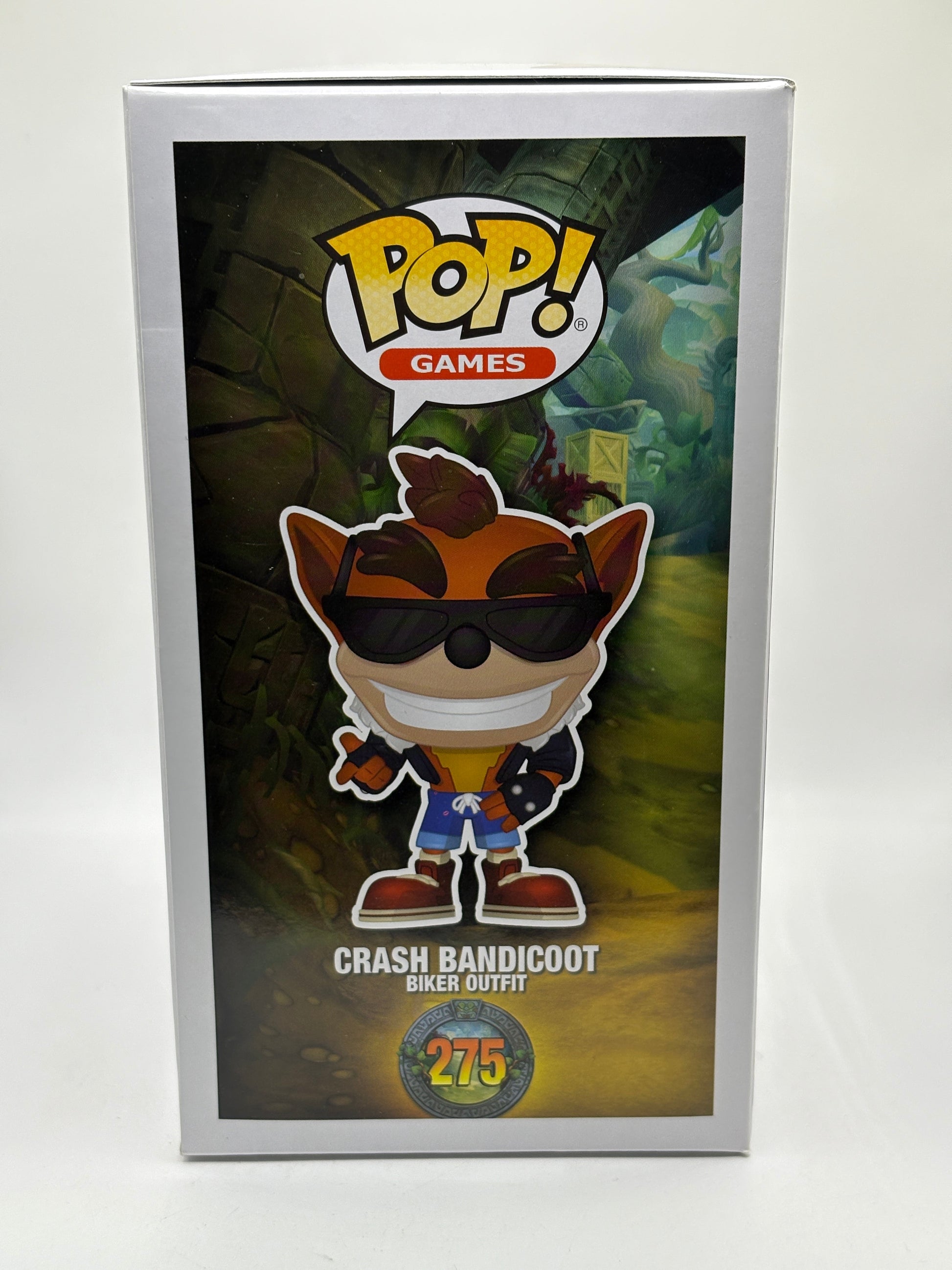 Funko POP! Games Crash Bandicoot #275 Crash Bandicoot Biker Outfit FRENLY BRICKS - Open 7 Days