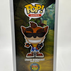 Funko POP! Games Crash Bandicoot #275 Crash Bandicoot Biker Outfit FRENLY BRICKS - Open 7 Days