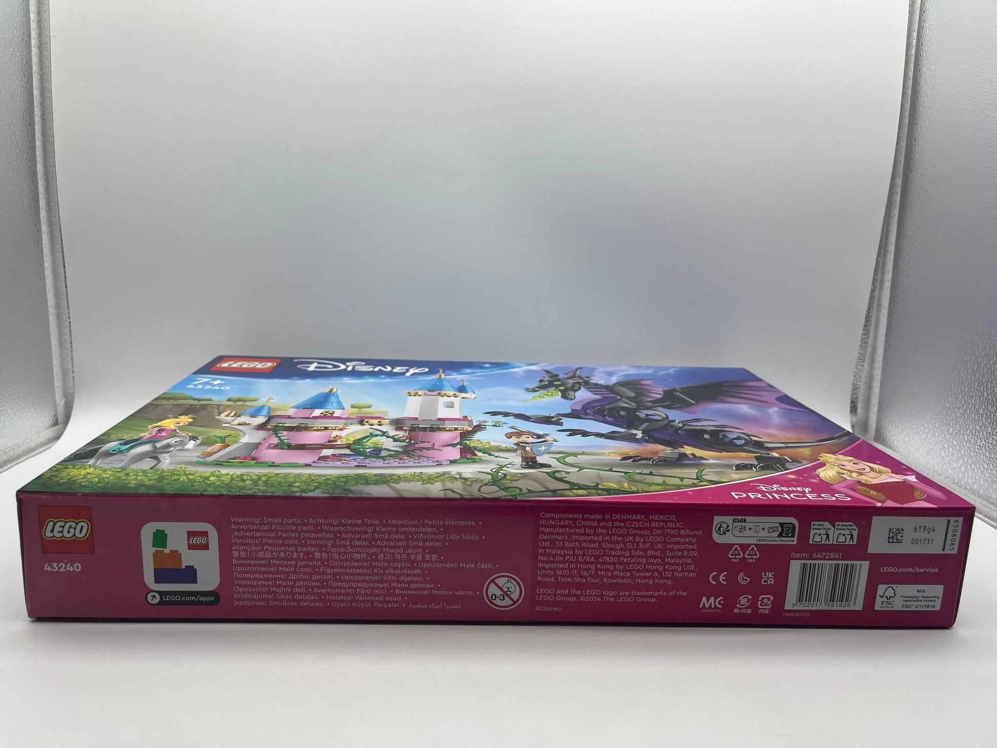 LEGO Disney Princess 43240- Maleficent’s Dragon Form And Aurora’s Castle BNIB FRENLY BRICKS - Open 7 Days