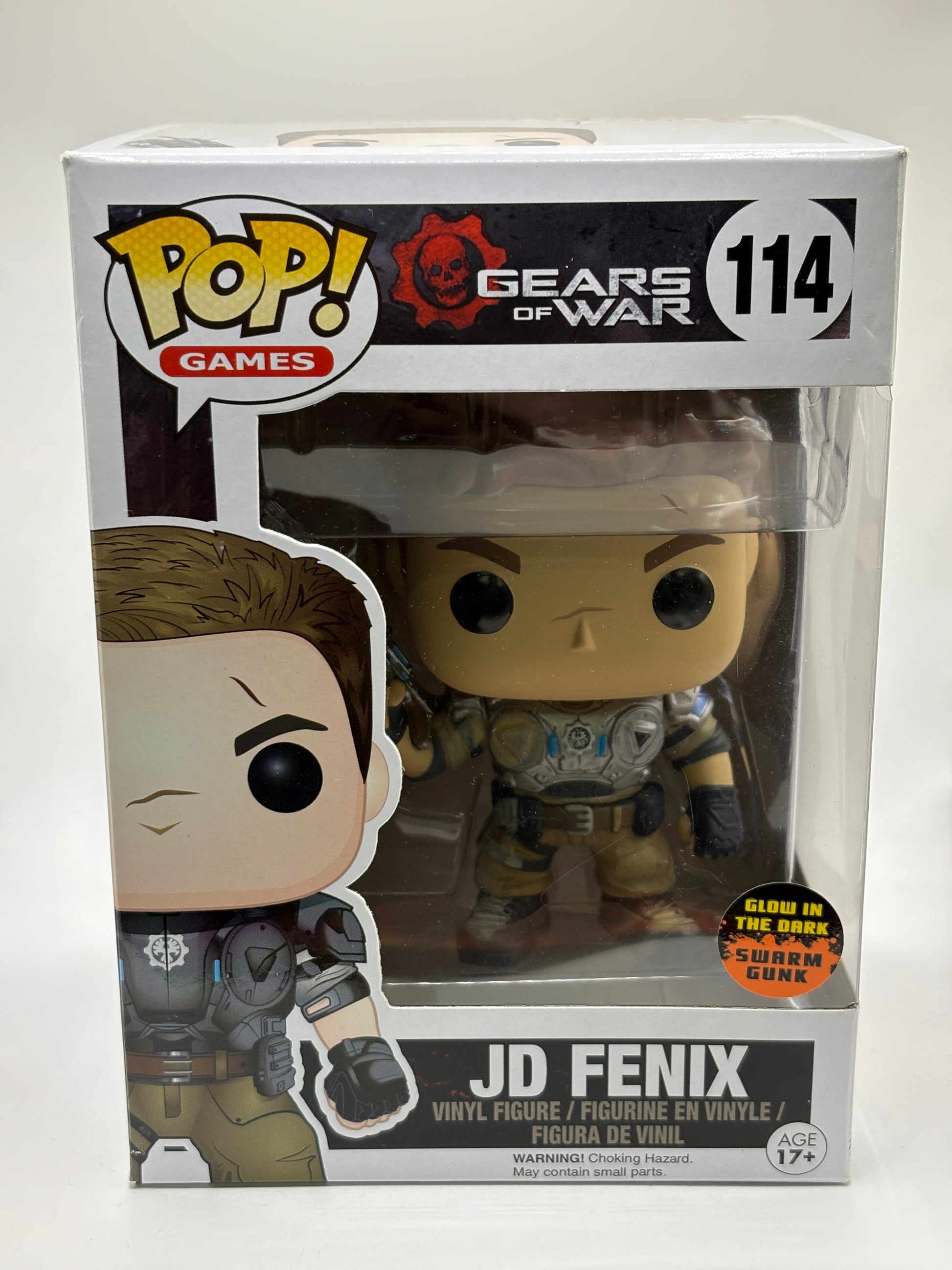 Funko POP! Games Gears of War #114 JD Fenix Glow Swarm Gunk FRENLY BRICKS - Open 7 Days